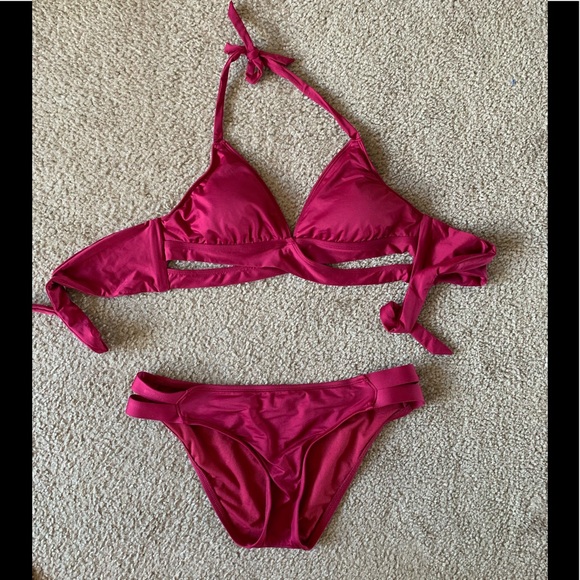 Mossimo Supply Co. Other - NWOT Ruby Raspberry Red Bikini